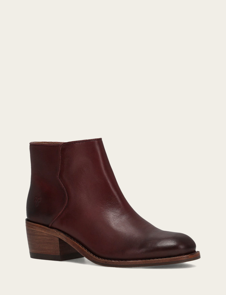 Frye Best Price - Women's Merlot Carson 2 Piping Booties