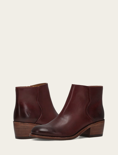 Frye Best Price - Women's Merlot Carson 2 Piping Booties