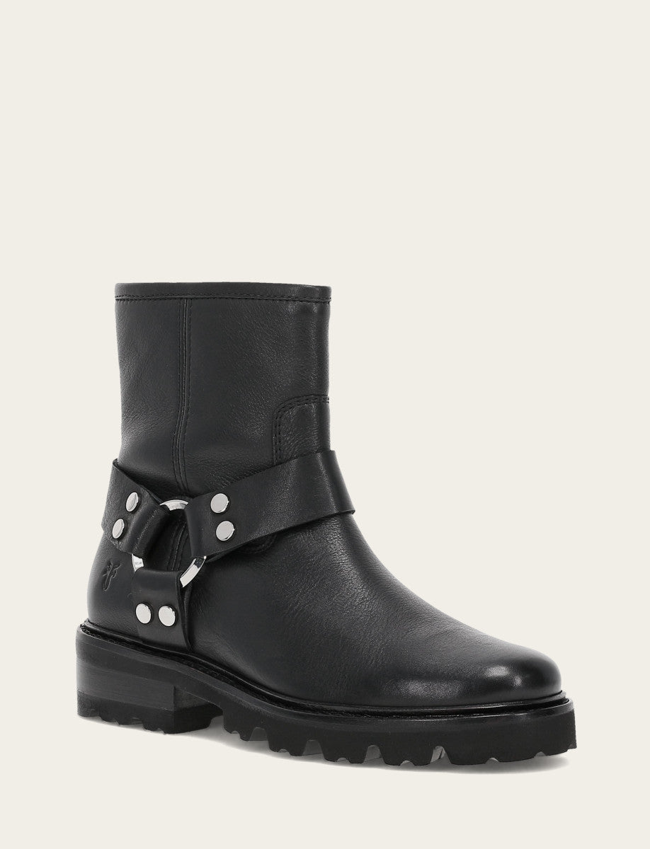 Frye Exclusive - Women's Black Olivia Harness Short Booties