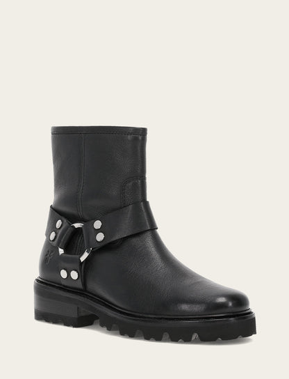 Frye Exclusive - Women's Black Olivia Harness Short Booties