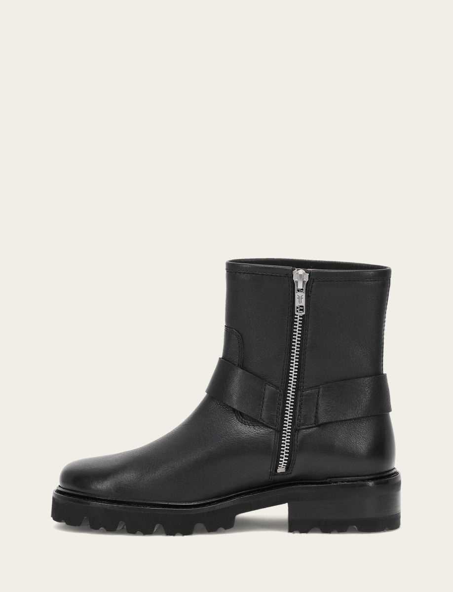 Frye Exclusive - Women's Black Olivia Harness Short Booties