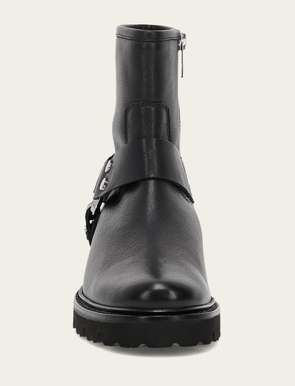 Frye Exclusive - Women's Black Olivia Harness Short Booties