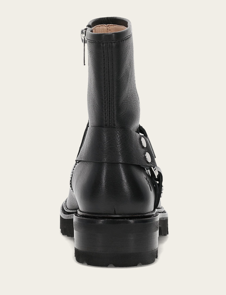 Frye Exclusive - Women's Black Olivia Harness Short Booties