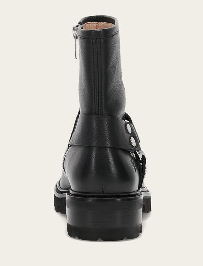 Frye Exclusive - Women's Black Olivia Harness Short Booties