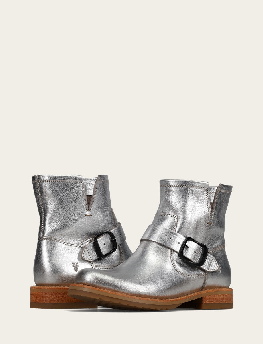Frye Featured - Women's Silver Veronica Flex Booties
