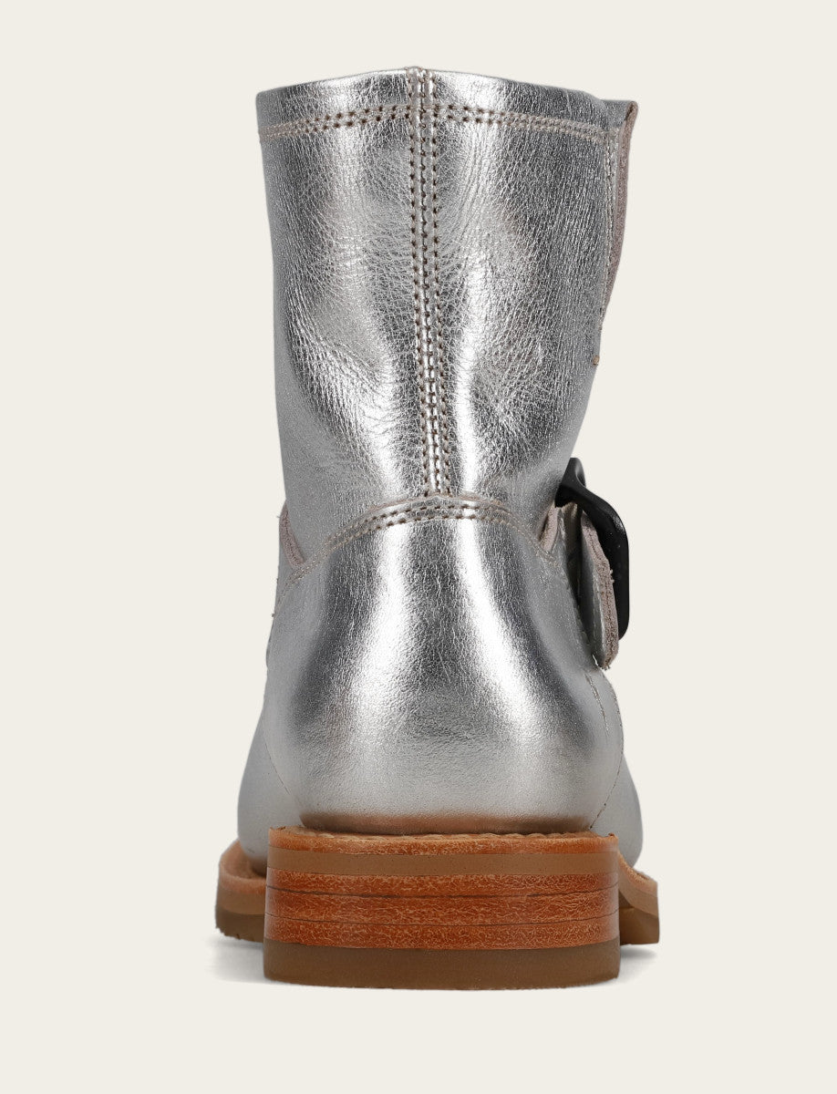 Frye Featured - Women's Silver Veronica Flex Booties