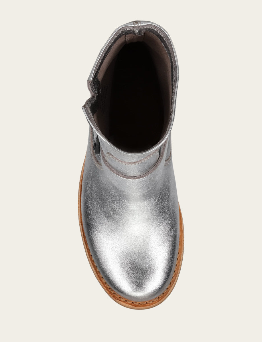 Frye Featured - Women's Silver Veronica Flex Booties
