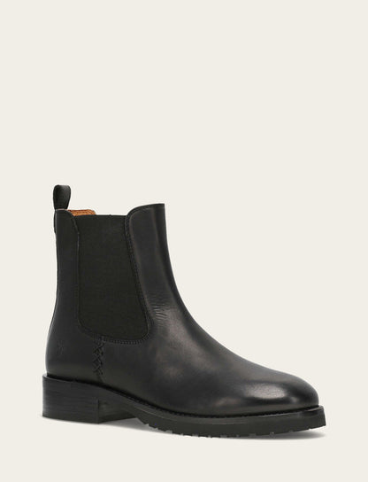 Frye Latest - Women's Black Melissa Lug Chelsea Boot