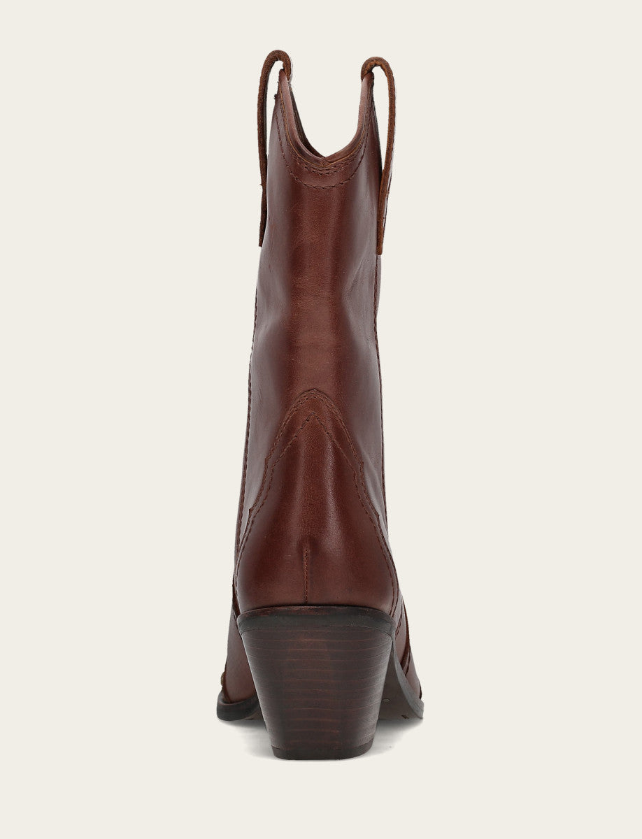 Frye Best Seller - Women's Saddle Sara Wingtip Stud Western Boots
