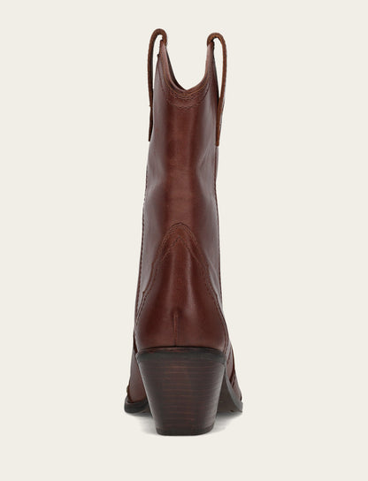 Frye Best Seller - Women's Saddle Sara Wingtip Stud Western Boots