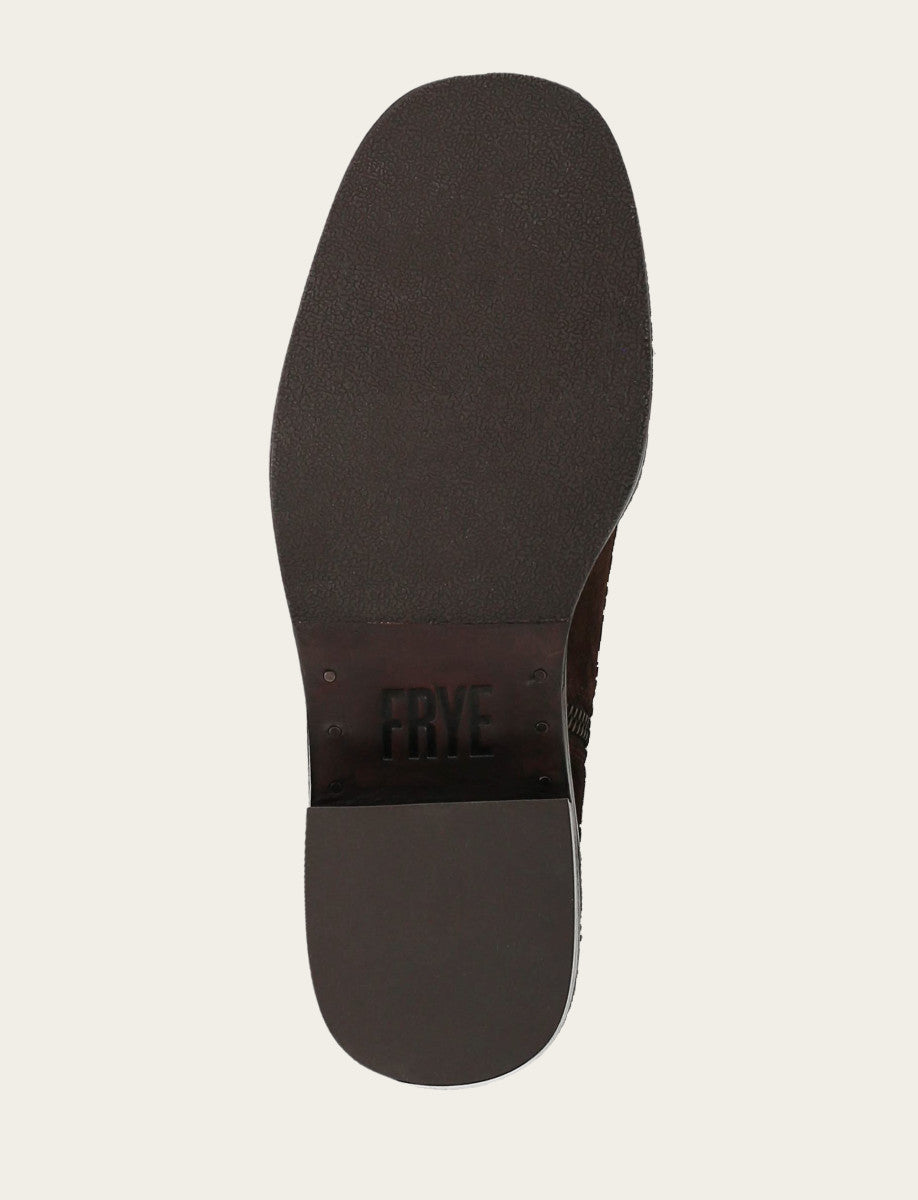 Frye Premium - Women's Chocolate Kate Short Inside Zip Boot
