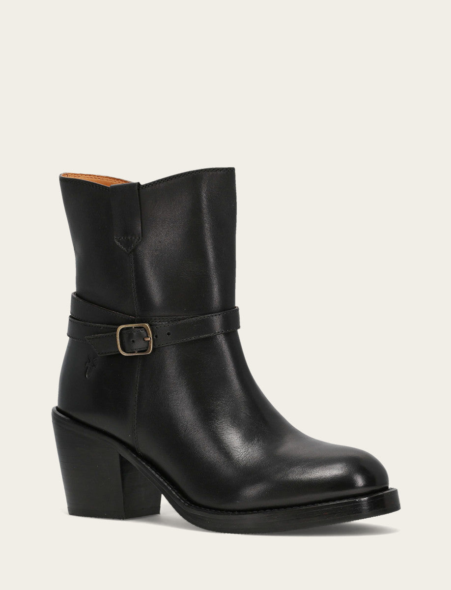 Frye Value - Women's Black Rylee Belted Inside Zip Boot