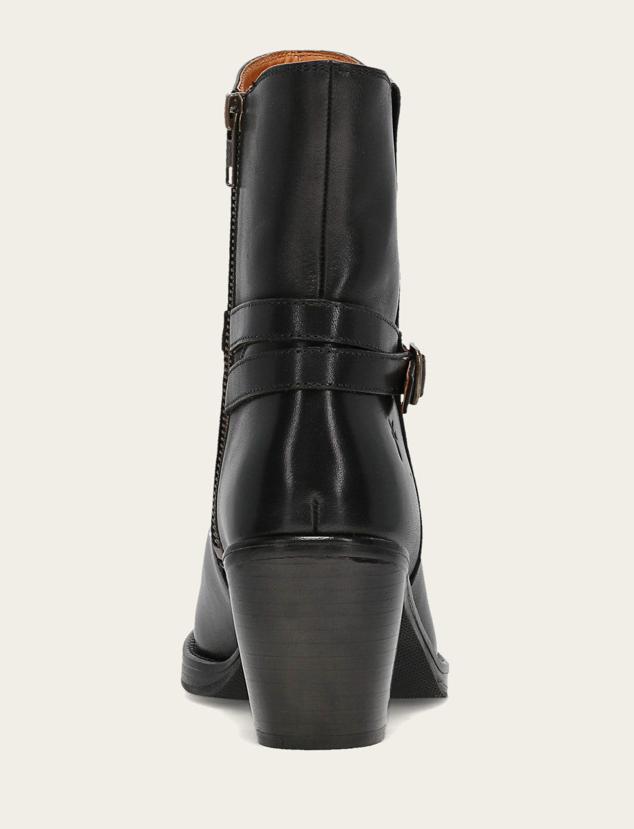 Frye Value - Women's Black Rylee Belted Inside Zip Boot