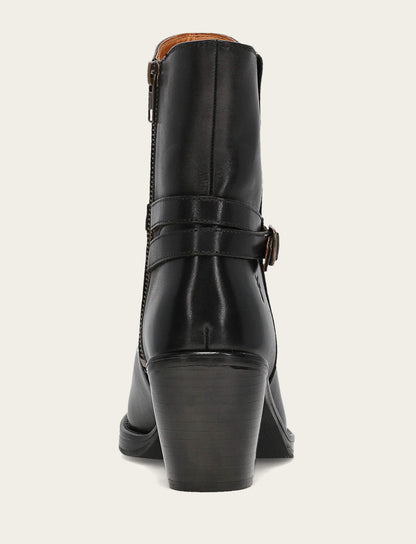Frye Value - Women's Black Rylee Belted Inside Zip Boot