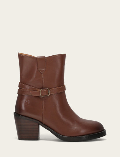 Frye Trusted - Women's Walnut Rylee Belted Inside Zip Boot