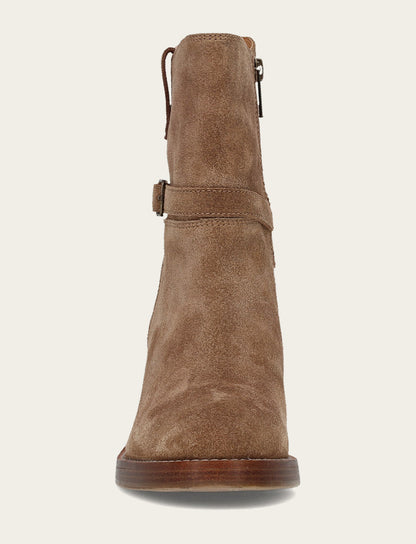 Frye Great Value - Women's Mushroom Rylee Belted Inside Zip Boot