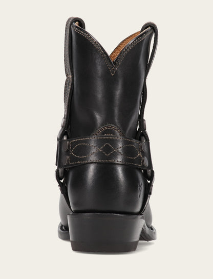 Frye Customer Favorite - Women's Black Billy Short Harness Booties