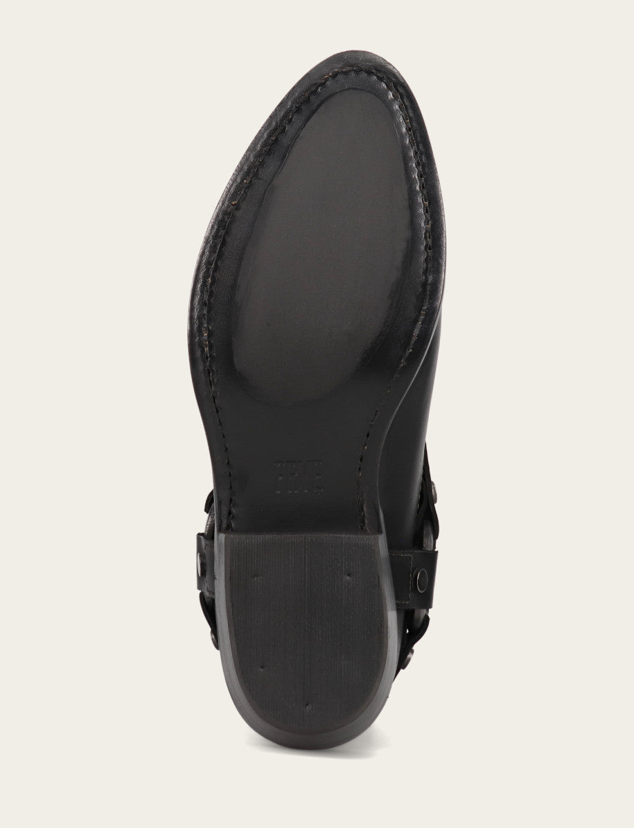 Frye Customer Favorite - Women's Black Billy Short Harness Booties