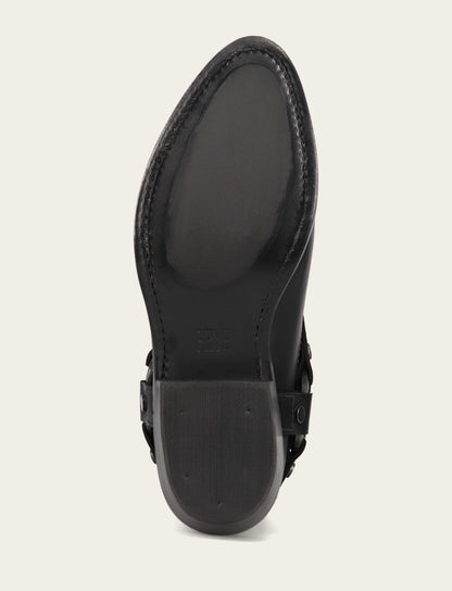 Frye Customer Favorite - Women's Black Billy Short Harness Booties