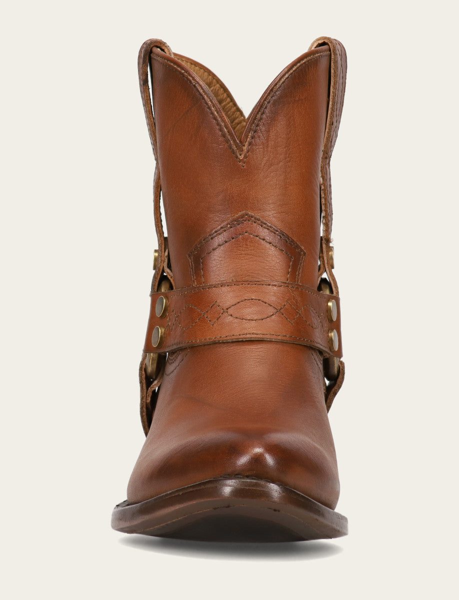 Frye New - Women's Saddle Billy Short Harness Booties