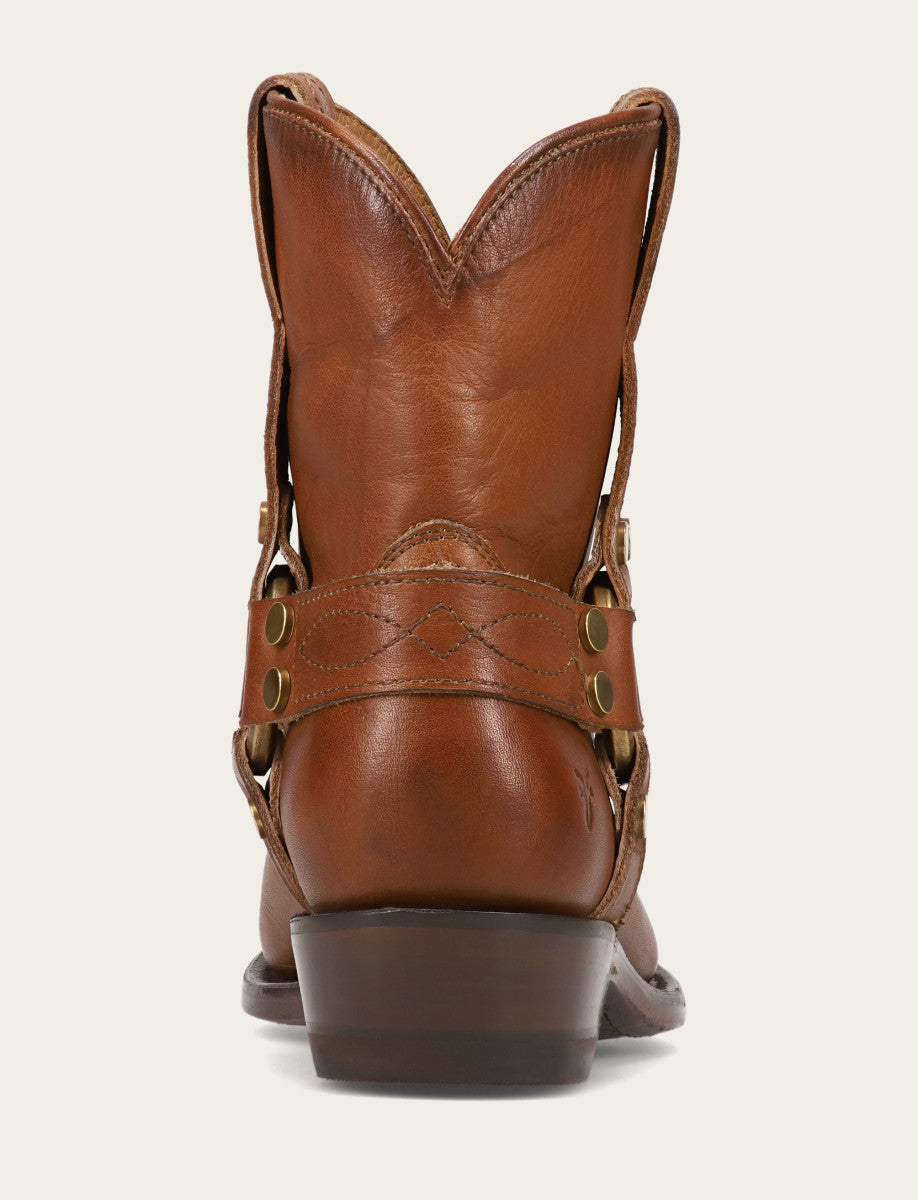 Frye New - Women's Saddle Billy Short Harness Booties