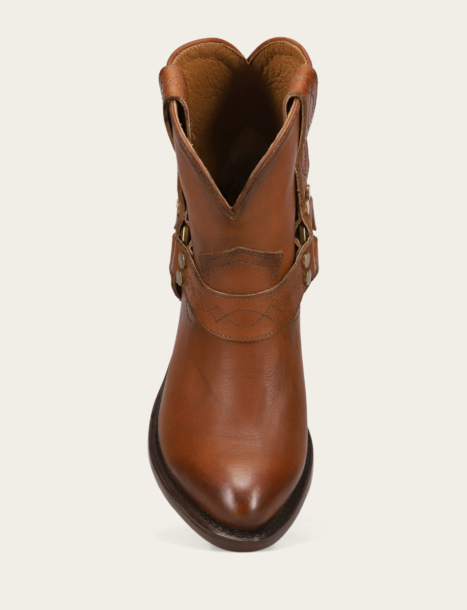 Frye New - Women's Saddle Billy Short Harness Booties
