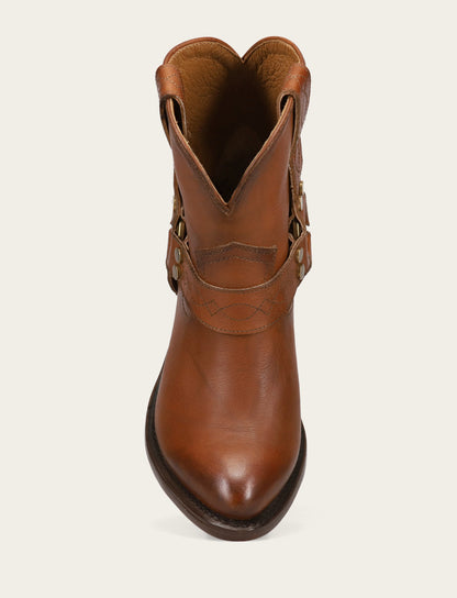 Frye New - Women's Saddle Billy Short Harness Booties