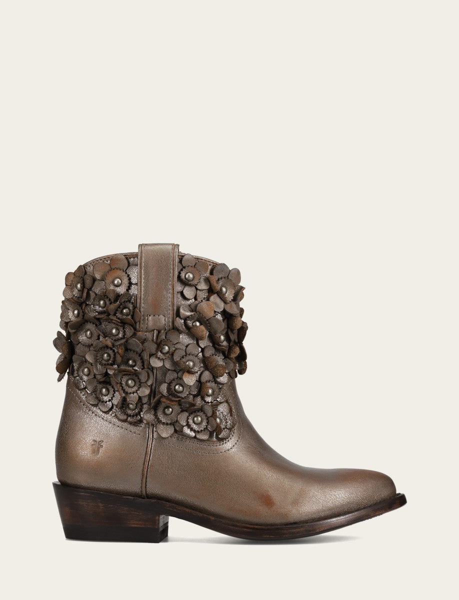 Frye Quality - Women's Metallic Stone Billy Flower Boot
