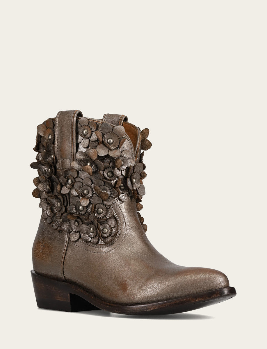 Frye Quality - Women's Metallic Stone Billy Flower Boot