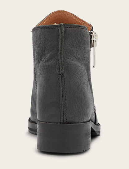 Frye Featured - Women's Black Madison Moto Shooties