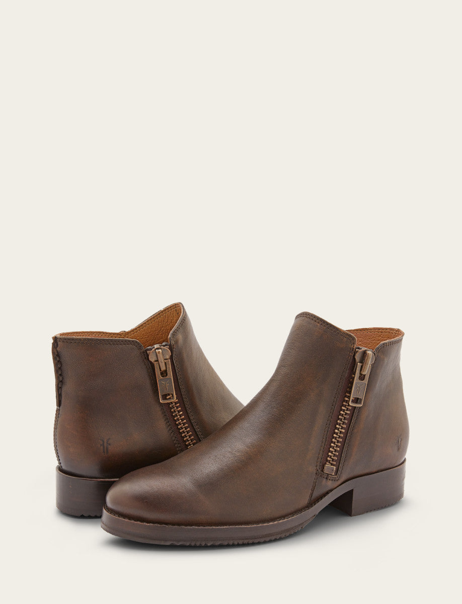 Frye Essential - Women's Dark Brown Madison Moto Shooties