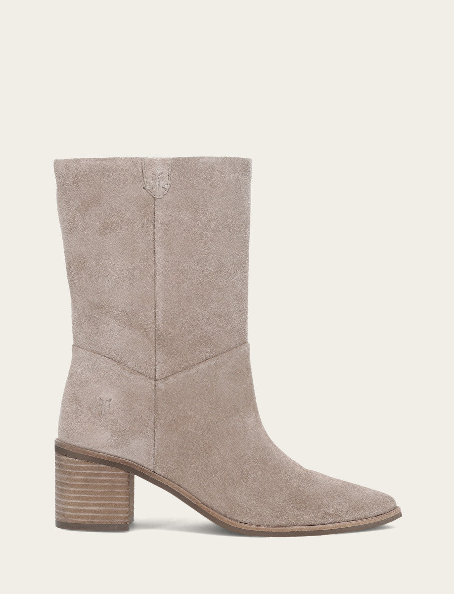 Frye Exclusive - Women's Taupe Sadie Softy Mid Booties
