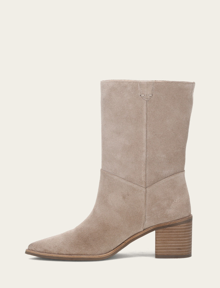 Frye Exclusive - Women's Taupe Sadie Softy Mid Booties