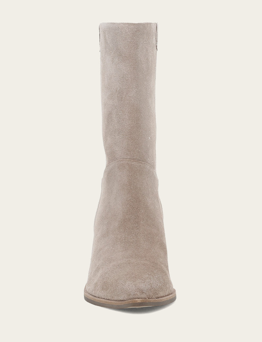 Frye Exclusive - Women's Taupe Sadie Softy Mid Booties