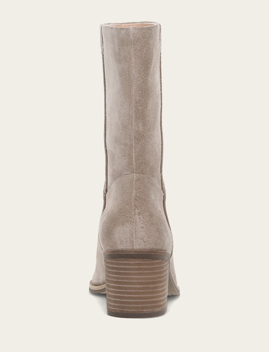 Frye Exclusive - Women's Taupe Sadie Softy Mid Booties