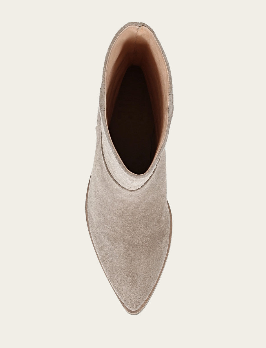 Frye Exclusive - Women's Taupe Sadie Softy Mid Booties