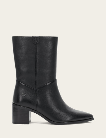 Frye Deals - Women's Black Sadie Softy Mid Booties
