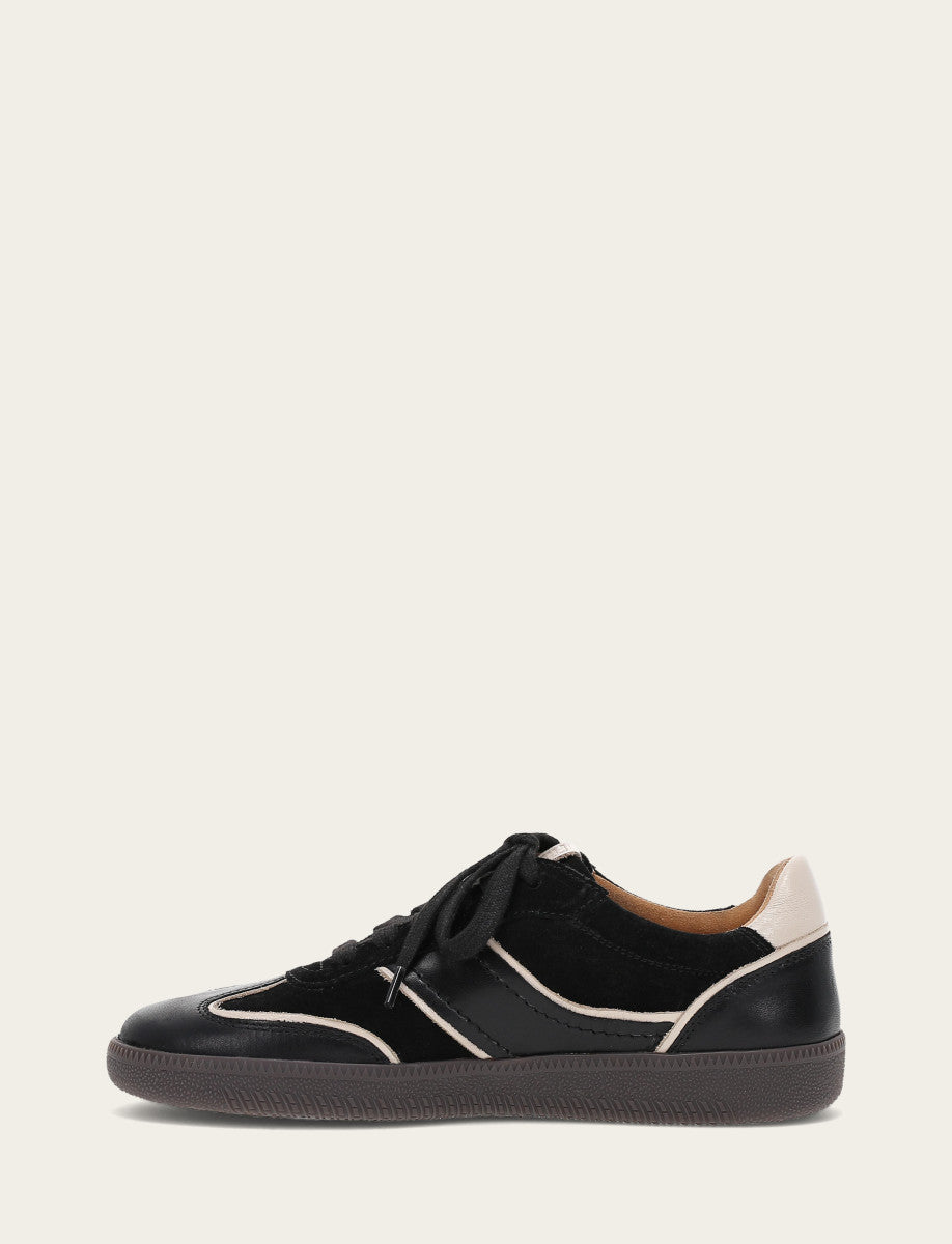 Frye Customer Favorite - Women's Black Milly Low Lace Sneakers