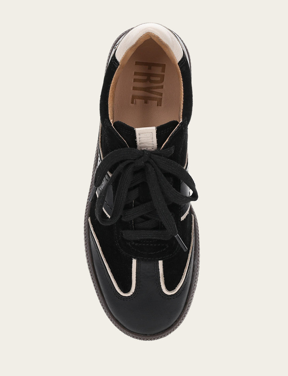 Frye Customer Favorite - Women's Black Milly Low Lace Sneakers