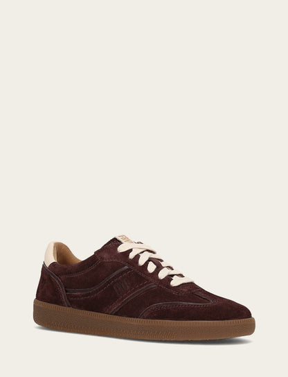 Frye Great Value - Women's Cherry Lacquer Milly Low Lace Sneaker