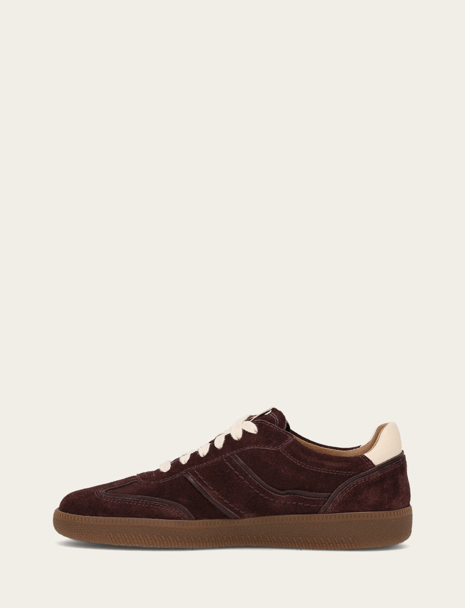 Frye Great Value - Women's Cherry Lacquer Milly Low Lace Sneaker