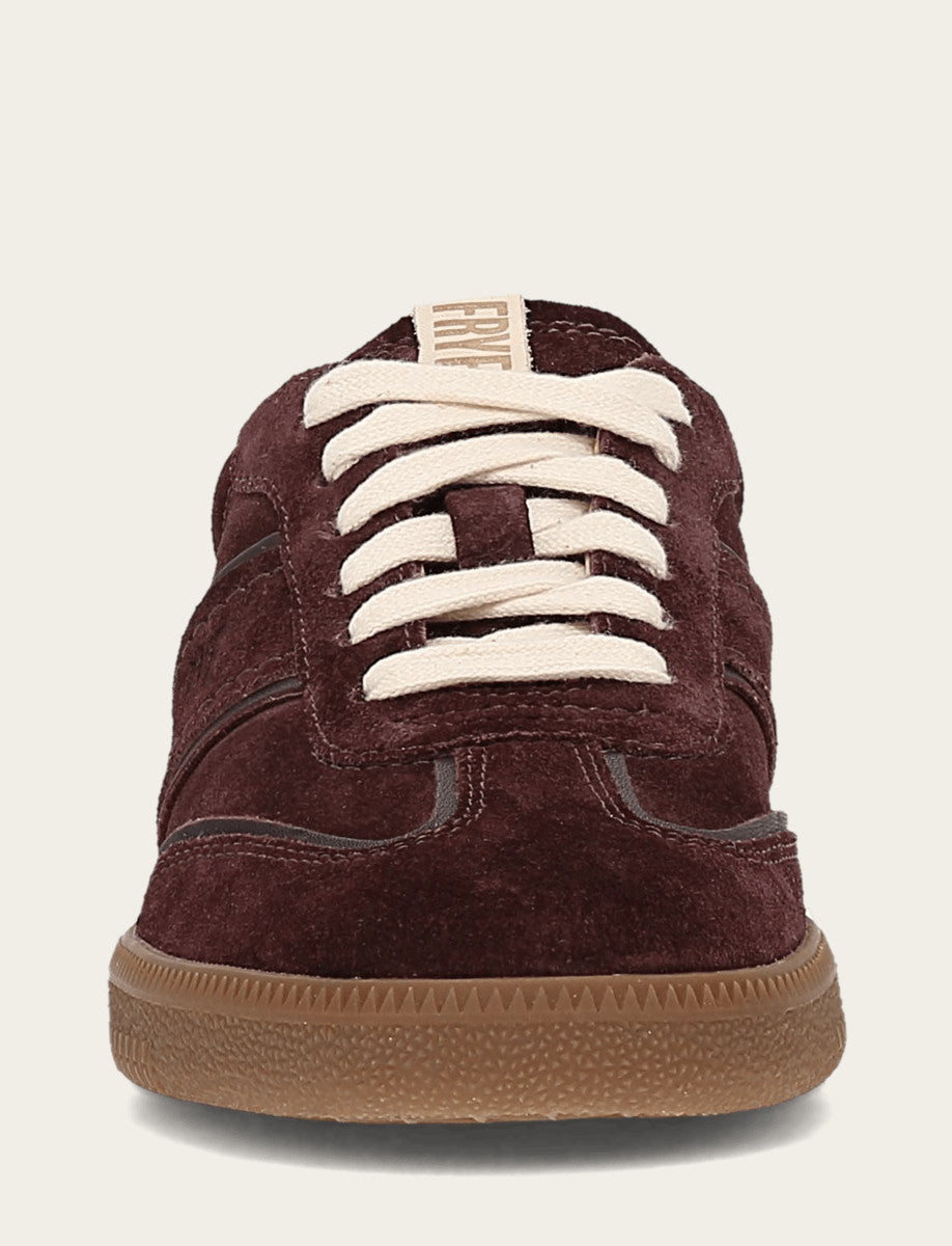 Frye Great Value - Women's Cherry Lacquer Milly Low Lace Sneaker