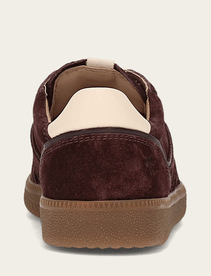 Frye Great Value - Women's Cherry Lacquer Milly Low Lace Sneaker