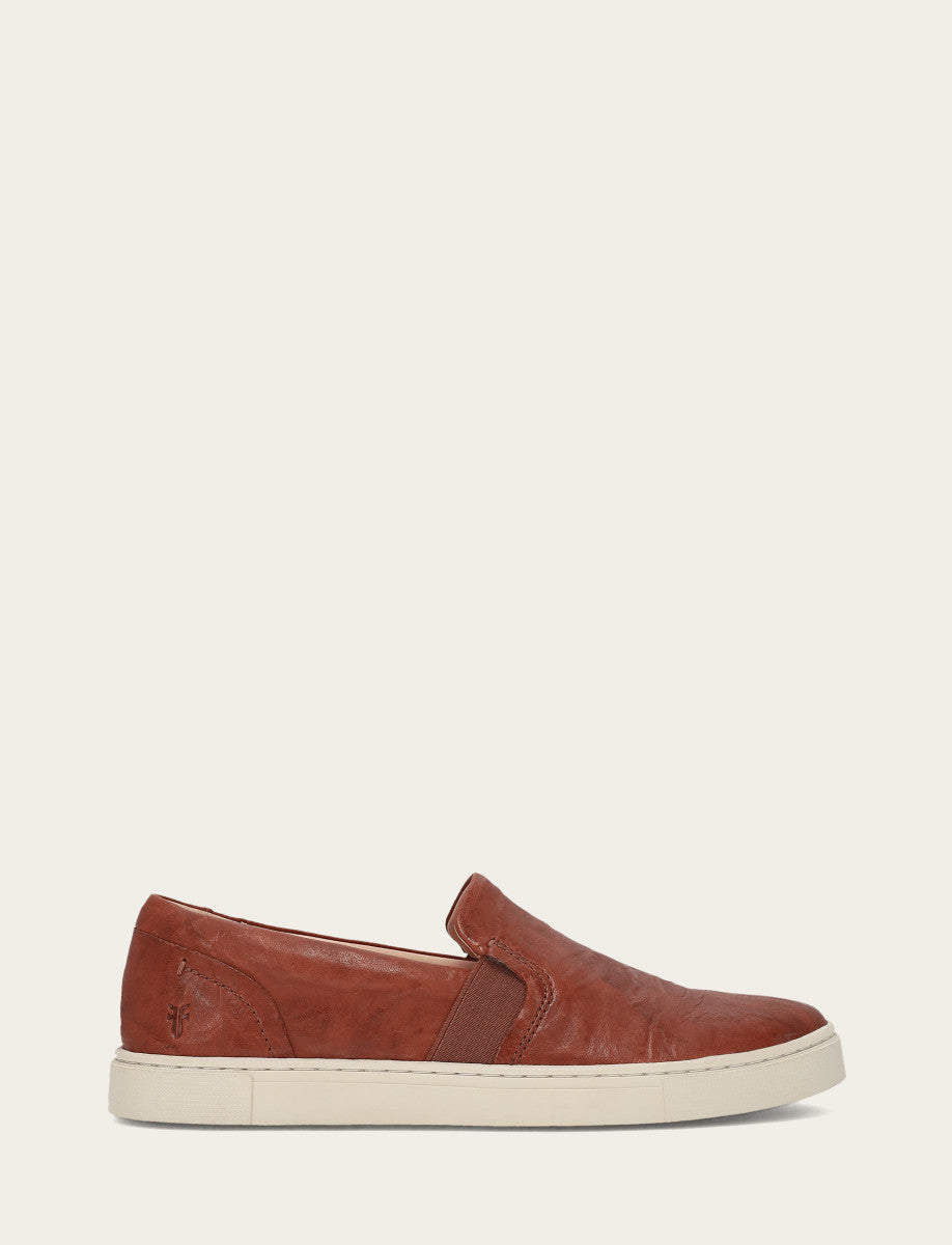 Frye Hot Sale - Women's Cognac Ivy Slip On Sneakers