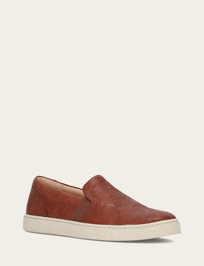 Frye Hot Sale - Women's Cognac Ivy Slip On Sneakers