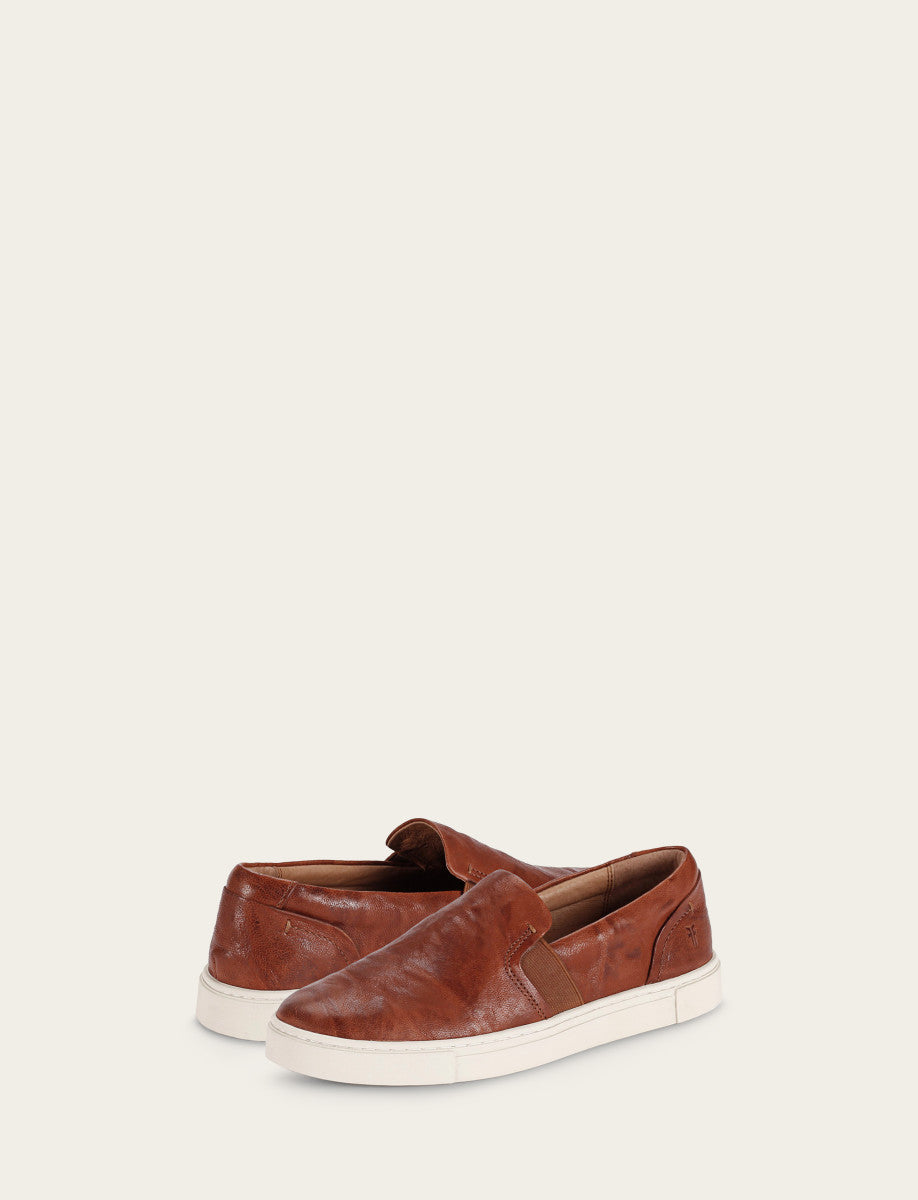 Frye Hot Sale - Women's Cognac Ivy Slip On Sneakers