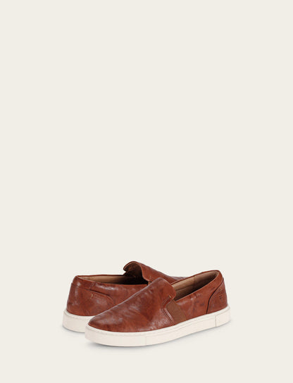Frye Hot Sale - Women's Cognac Ivy Slip On Sneakers
