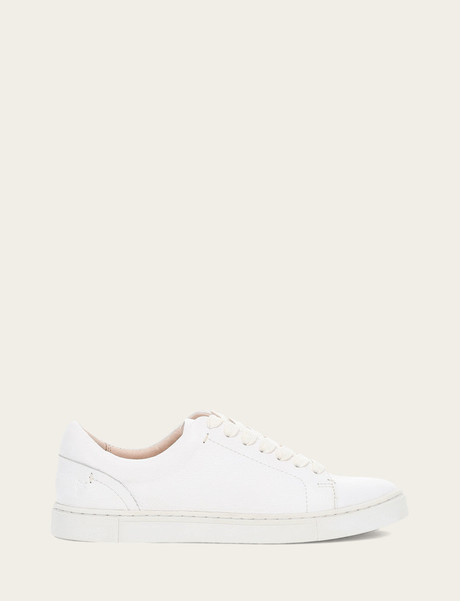 Frye Quality - Women's White Ivy Low Lace Sneakers