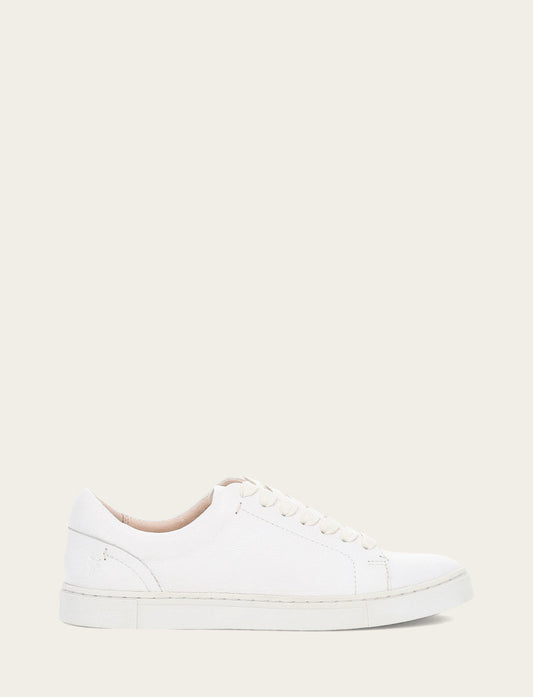 Frye Quality - Women's White Ivy Low Lace Sneakers