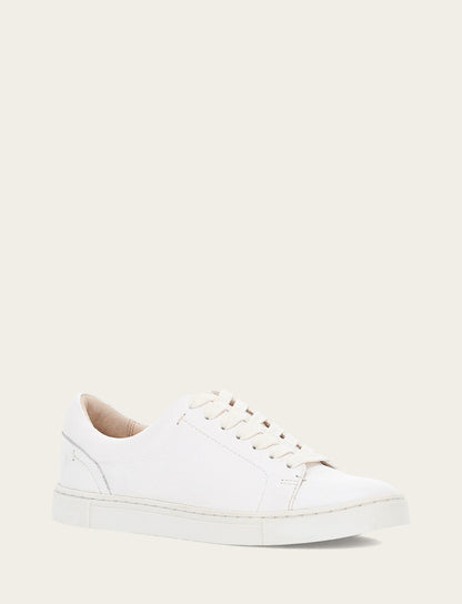 Frye Quality - Women's White Ivy Low Lace Sneakers